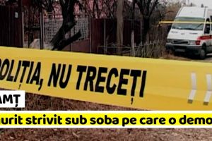 NEAMȚ: A murit strivit sub soba pe care o demonta