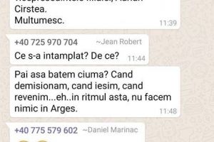 Unii se bat la sediul instituţiei, alţii pe… Whatsapp