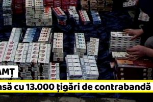 NEAMȚ: Femeie prinsă cu peste 13.000 ţigări de contrabandă în Piaţa Centrală din Piatra-Neamţ