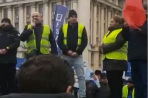 Protest al sindicalistilor din politie si penitenciare in fata Ministerului de Interne. Ce au solicitat protestatarii