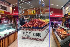 Fructe, ciuperci, brânză şi mezeluri ”De la noi din Sibiu” – În Carrefour la Shopping City Sibiu