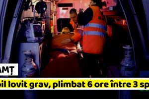 NEAMȚ: Copil de 4 ani, lovit grav pe pârtia din Durău, plimbat 6 ore între 3 spitale