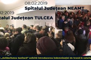 Solidaritatea Sanitară solicită introducerea indemnizaţiei de hrană în salariul de bază
