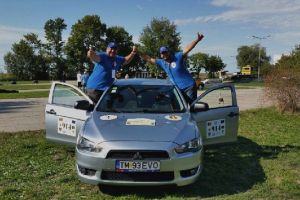 Victorie timisoreana in raliuri. Masina de concurs a fost afectata de furtuna la revenirea acasa
