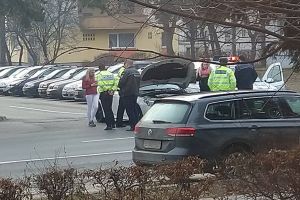 FOTO – Urmărire ca în filme la Sibiu. O sibiancă fără permis a fugit de Poliţie
