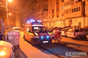 INCENDIU la subsolul unui bloc de pe strada Vasile Alecsandri din municipiul Alba Iulia