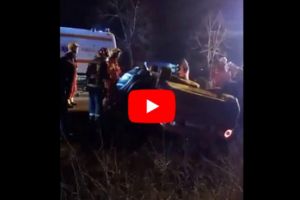 Accident GRAV pe drumul spre aeroportul din Timişoara (VIDEO)