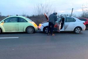 Accident provocat de un şofer beat, pe drumul Timişoara-Cenad