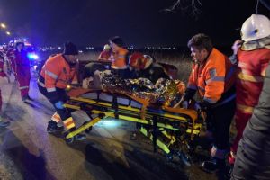 Accident grav pe drumul spre Aeroportul Internaţional Timişoara
