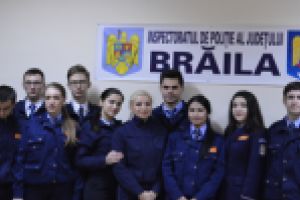 15 studenti ai Academiei de Politie “Alexandru Ioan Cuza” Bucuresti efectueaza stagiul de practica la Inspectoratul de Politie Judetean Braila