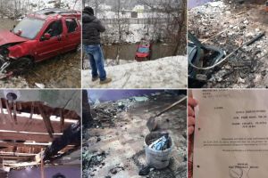 FOTO: O familie din Zlatna are nevoie de ajutor. A trecut printr-un accident şi un incendiu, în doar 2 zile