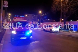 Accident rutier la intersectia strazilor Theodor Burada cu IL Caragiale din Constanta. Doua masini implicate (galerie foto) 