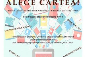 La Biblioteca Judeţeană se lansează proiectul ”Alege cartea!”
