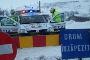 Haos pe ȘOSELE. Un DRUM NAȚIONAL a fost ÎNCHIS din cauza VISCOLULUI PUTERNIC