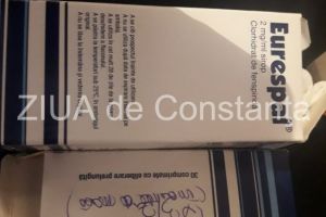 Oficial de la Agentia Nationala a Medicamentului si a Dispozitivelor Medicale. Medicamentul Eurespal a fost retras de pe piata