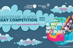 S-a dat START înscrierilor la Shakespeare School Essay Competition – ediţia #11!