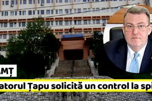 NEAMȚ: Senatorul Țapu interpelează ministrul sănătăţii şi solicită un control la spital