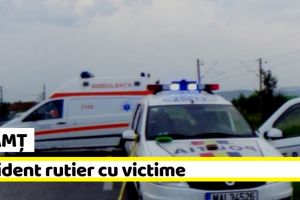 NEAMȚ: Accident rutier cu victime. Impact între un TIR şi un autoturism