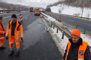 Atenţie pe autostradă! Circulaţia este restricţionată pe sensul Sebeş – Sibiu
