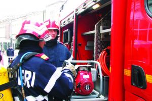 Incendiu în centrul Sibiului – A luat foc un tablou electric