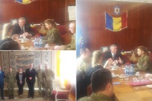 FOTO: Vizita unei delegaţii mixte româno – americane la sediul Instituţiei Prefectului Alba