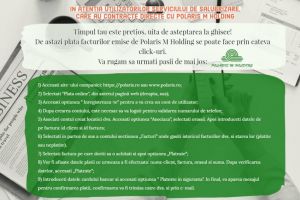 POLARIS M HOLDING lanseaza serviciul online de plata a facturii