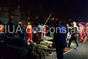 Alerta maxima. Oameni la apa in Dana Militara a Portului Constanta