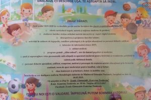 Ziua Porţilor deschise, la Şcoala Gimnazială “Ecaterina Teodoroiu”