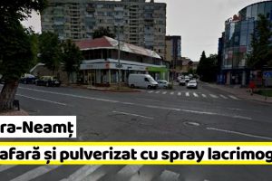 NEAMȚ: Agent de pază cercetat după ce a pulverizat spray lacrimogen clientului unui magazin din Piatra-Neamţ