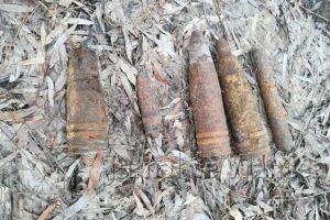 Bombe descoperite în pădure, la Voetin