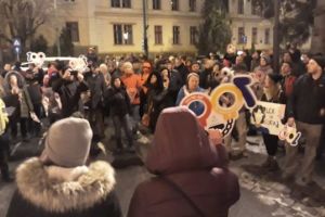 Protest anemic şi la Braşov, de solidaritate cu Kovesi