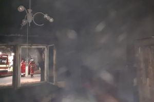Bărbat MORT într-un incendiu, la Arad (FOTO)
