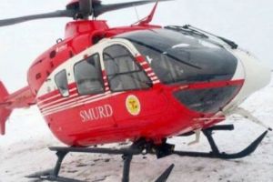 COPIL RĂNIT pe pârtie, adus de URGENȚĂ cu un elicopter SMURD în Capitală