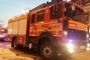 Incendiu la o gospodărie de pe strada Șincai în Sibiu