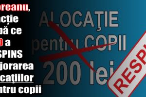 Laurenţiu Leoreanu (PNL Neamţ), reacţie după ce PSD a respins majorarea alocaţiilor pentru copii