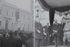 Statuia lui Ovidius din Sulmona si inaugurarea sa din 30 aprilie 1925 (galerie foto)