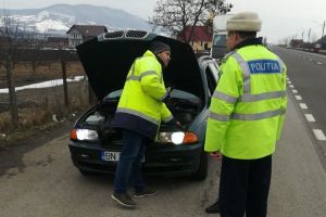 IPJ BN: Amenzi de peste 165.000 lei. 55 de şoferi au rămas fără permis