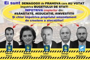 PSD Prahova ii arata cu degetul pe PNL-istii care au votat IMPOTRIVA bugetului