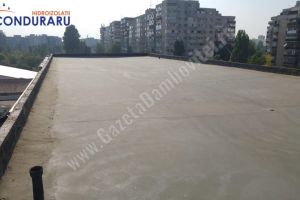 Sisteme complete de hidroizolaţie a terasei cu termoizolaţie şi şapă mecanică