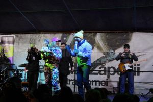 Cântăreaţa Adda, sărbătorită pe scenă la Serbările Zăpezii de la Vatra Dornei