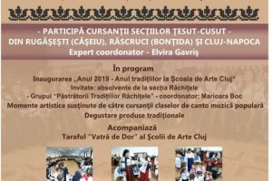 Șezătoare tradiţională la Școala de Arte Cluj