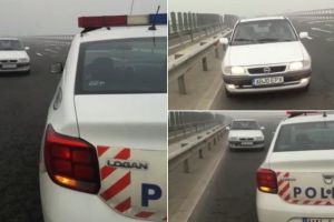 VIDEO/ Pe CONTRASENS, pe autostrada A1: Șofer de 77 de ani, din Alba, gata să provoace o TRAGEDIE. Maşina avea şi deficienţe majore la sistemul de iluminare-semnalizare