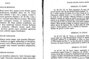Despre moesi si geti si despre cucerirea lor, in operele autorilor antici (Horatiu, Florus, Dio Cassius)