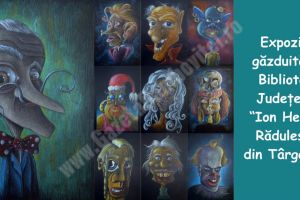 INEDIT: Expoziţie de caricaturi realizate de elevii clasei a XI-a, secţia Arhitectură, a Liceului de Artă