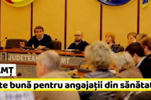 NEAMȚ: Preşedintele Ionel Arsene a obţinut modificarea legii în favoarea angajaţilor din sănătate