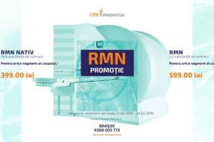 Promoţie la investigaţii RMN Diagnostica