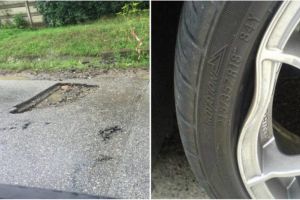 A pus Consiliul Judeţean la plată, după ce şi-a distrus maşina într-o groapă