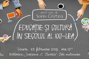 Conferinţele bibliotecii. Sorin Cristea – educaţie şi cultură