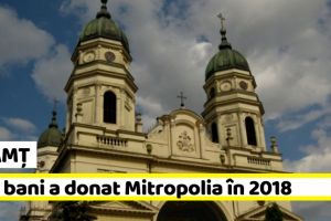 NEAMȚ: Câţi bani a donat Arhiepiscopia Iaşilor, în 2018, în scopuri caritabile