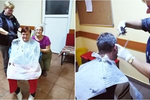 FOTO. O coafeză din Satu Mare oferă servicii gratuite pentru oamenii străzii